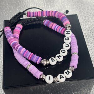 Handmade Affirmation Bracelet - Size 7 1/2